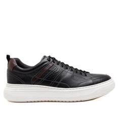 Tênis Masculino Democrata Denim Joe Ultra Light Preto-Masculino