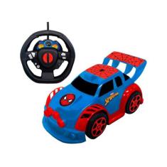 Carrinho de Controle Remoto Marvel Spider-Man - Smart Driver 3 Funções