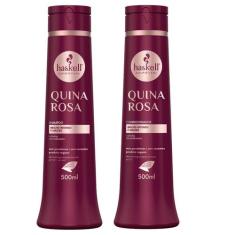 Kit Shampoo E Condicionador 500ml Quina Rosa Haskell Para Cabelos Desv