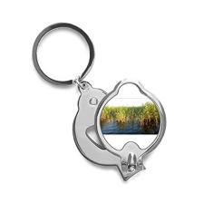 Cortador de unhas Field Art Deco para presente, tesoura de aço inoxidável