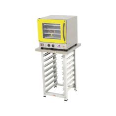 Kit - Forno Turbo Prp-004 127v Amarelo + Bancada Mes-004 - Progás 127v