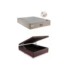 Conjunto  Colchão Ortobom Airtech Viúva + Cama Box Baú Jadmax 128x188 