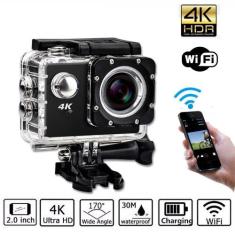 Câmera Go Cam Ultra Pro Full Hd 4K Sport Ação A Prova D'Água - ZEM