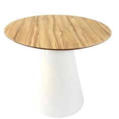Mesa de Jantar Cone 130 cm - Outros, Nogueira
