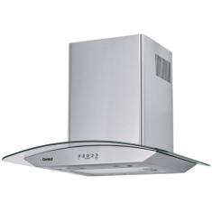 Coifa de Parede Consul 60cm Inox 4 Bocas - Vidro Curvo CAP60AR, Prata,