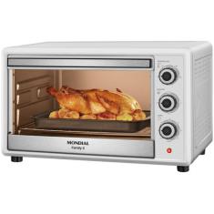 Forno Elétrico de Bancada Mondial Multifuncional - 42L Branco Family F