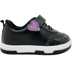 Tênis infantil Menina Casual/Retro Recorte Metalizado Molekinha 2728.103