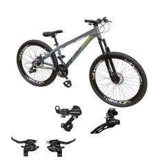 Bicicleta Vikingx Aro 26 Tuff 30 Aluminio 24v Trocadores / Cambio Shim