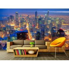 Papel de Parede Paisagens Cidade 125 - 1,00 X 2,00 - Voce Decorando