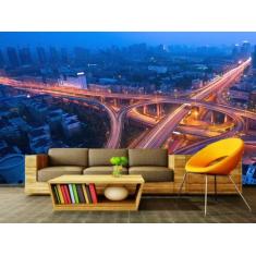 Papel de Parede Paisagens Cidade 93 - 1,00 X 2,00 - Voce Decorando