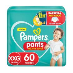Fralda Pampers Pants Ajuste Total XXG 60 unidades