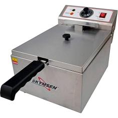 Fritadeira Elétrica Inox 1 Cuba 5L FE 10N - Skymsen - 110v