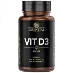 Vitamina Vit D3 (120 Cápsulas) Essential Nutrition