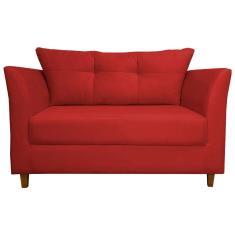 Namoradeira Isis Veludo Vermelho - Montanaris Decor