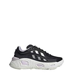 adidas OZNOVA Tênis feminino, Core Black/Matte Silver/Purple Tint, 38