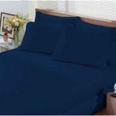Jogo De Cama Box Lençol Casal Queen 3 Peças Com Elástico  - STUDIO CAS