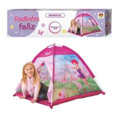 Barraca Toca Infantil Grande Meninas Fadinha Feliz Rosa - DM Toys