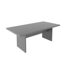 Mesa de Reunião para Escritório 100x200cm ME4119 Preta Tecnomobili