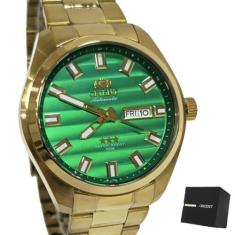 Relógio Orient Masculino Analógico Automático Dourado 469GP076F E1KX