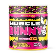 Muscle Bunny 3x1 Pré-Treino Termogênico Diurético Adaptogen-Unissex