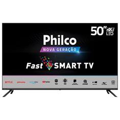 Smart TV Philco 50" PTV50G70SBLSG Ultra HD 4K Tela Infinita Quadcore e App Store