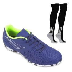 Kit Chuteira Futsal Penalty Fúria XXI + Meião-Masculino