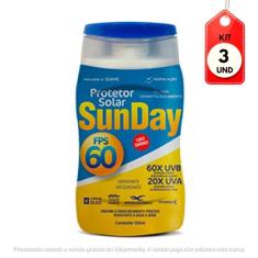 Kit C/03 Nutriex Sun Day Fps60 Protetor Solar 120Ml 