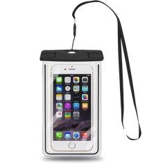 Capa bolsa para celular à prova d`água praia piscina verão