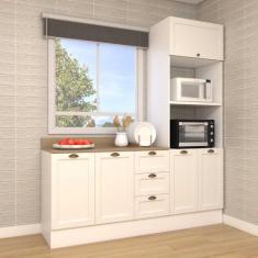 Cozinha Modulada Aurora Provençal 190cm Conjunto Clássico - Casa Lar S