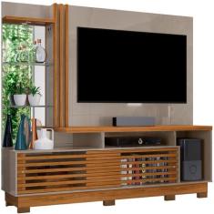 Estante Home Theater c/ Pés para Tv 60 Polegadas Paula - Madetec, Fend