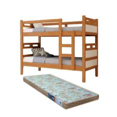 Beliche Com Colchão D23 88x188cm para quarto Solteiro MDF C/ estrado e