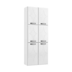 Paneleiro Duplo De Aço 70cm Cr6063 Branco