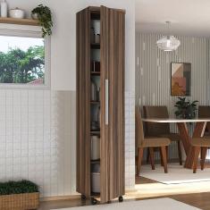 Armário Multiuso 1 Porta Com 5 Prateleiras 1402 Ilan San Remo