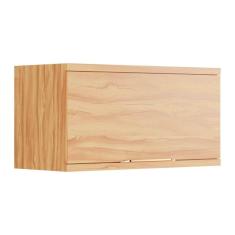 Armário Aéreo P/ Cozinha Sauvignon Geladeira C/1 Porta Basculante 80cm Amendoa - Ronipa