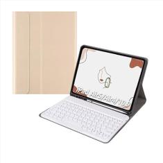 Teclado Redondo + Mouse + Capa Para iPad Air4/5