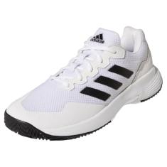 adidas Tênis masculino Gamecourt M, Branco/Preto/Branco, 41
