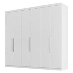 Guarda Roupa Casal Evidence Plus Branco  Zanzini - ZANZINI MÓVEIS