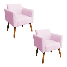 Kit 02 Poltronas Marisa Rosa Bebê