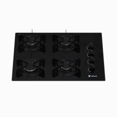 Cooktop a Gas 4 Bocas Venax Arena Preto Preto