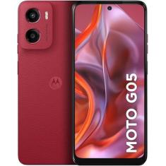 Smartphone Motorola Moto G05 256gb 4gb Ram Camera 50mp Vermelho, 256GB