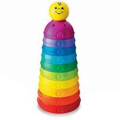 Brinquedo para Bebês Torre de Potinhos Empilhar & Rolar W4472 - Fisher Price
