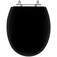 Assento Sanitario Spot Ébano (preto) para vaso Deca