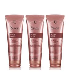 Kit 3 Shampoos Siàge Nutre Rosé
