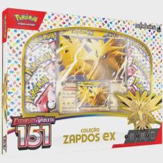 Box Pokemon Coleçao 151 Zapdos ex Copag 33355