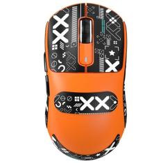ATTACK SHARK Mouse X3 leve sem fio para jogos com fita antiderrapante para mouse, design autoadesivo, elástico refinado, aderências laterais, almofadas resistentes ao suor/pasta antisuor, cortado para