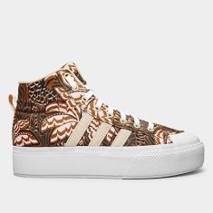 Tênis Adidas Cano Médio Bravada Mid Plataforma Farm Feminino-Feminino