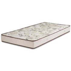 Colchão Solteiro Espuma D45 Certificada 78x188x14cm BF Colchões, BEGE