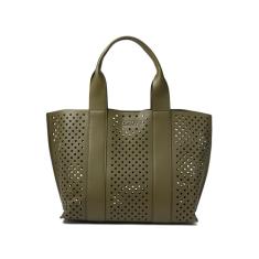 DKNY Bolsa tiracolo casual Dakota LG, preto/prata, Preto/prata, Medium