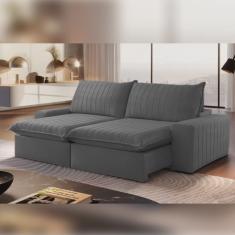 Sofá Retrátil e Reclinável 290cm Noah