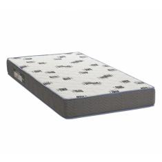 Colchão Solteiro Light Bordado Espuma D33 Selada 78x188x14cm - Ortobom